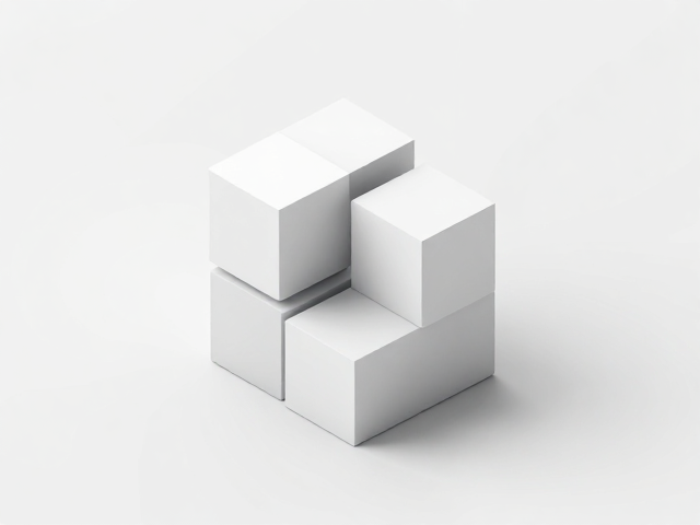 利用布尔运算构建3D基础体块