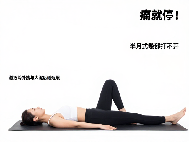 第二招：激活髋外旋与大腿后侧延展