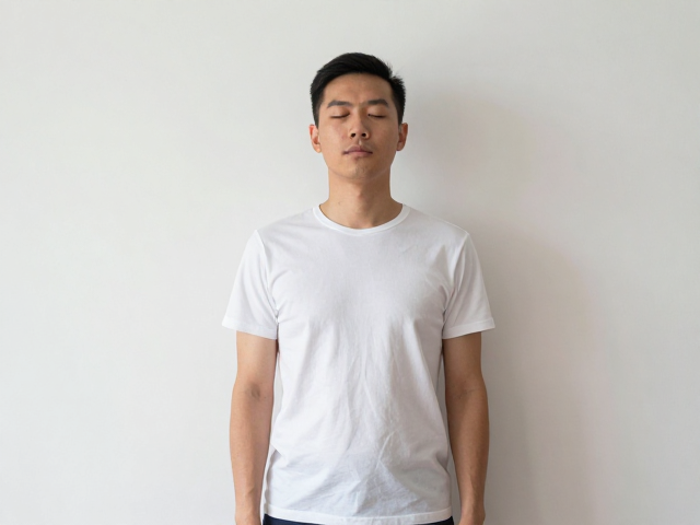 靠墙站立与姿势校准