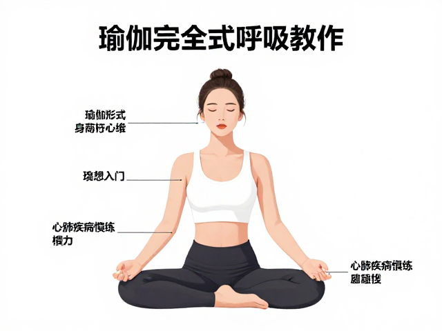 瑜伽完全式呼吸教学，助冥想入门，心肺疾病慎练
