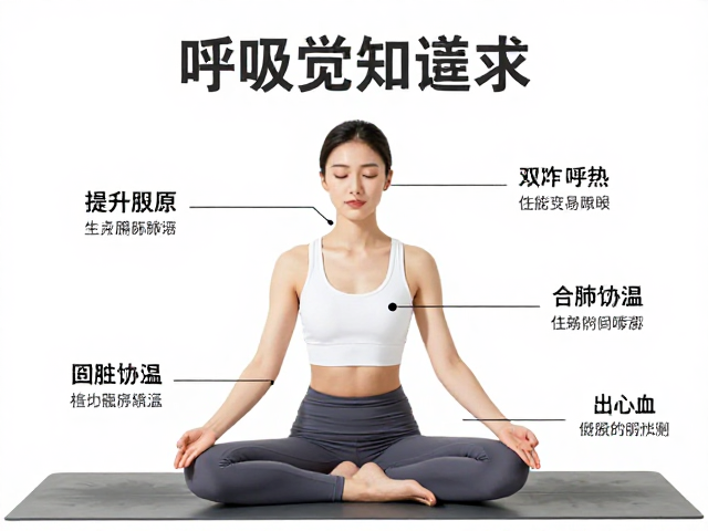 瑜伽完全式呼吸教学，呼吸觉知提升健康，心肺疾病者需谨慎