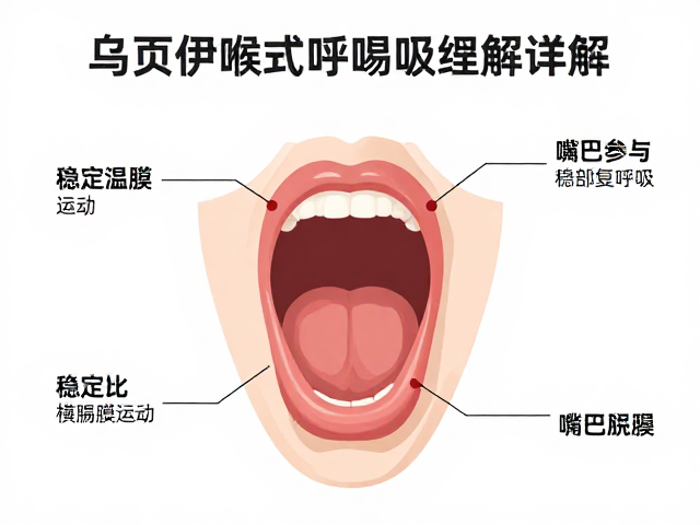 横膈膜运动的稳定性与喉部互斥关系