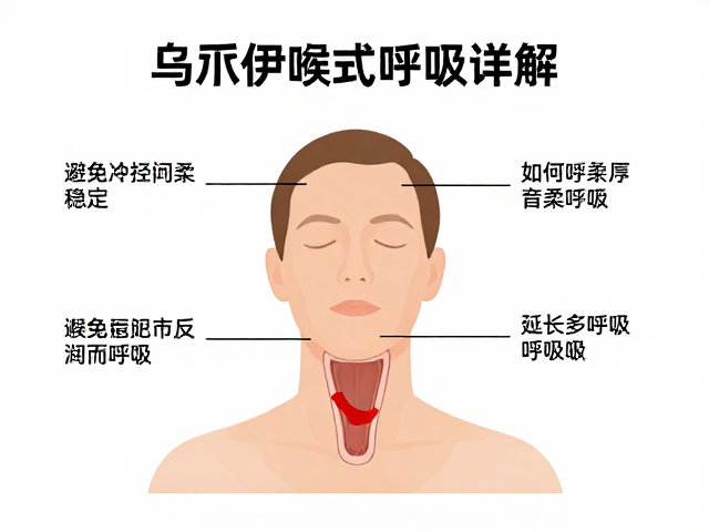 乌贾伊喉式呼吸详解，声音轻柔稳定，如何避免为延长呼吸而憋气