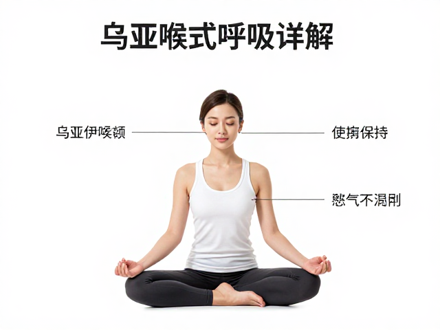 乌贾伊喉式呼吸详解，体式保持不憋气不用力，轻松掌握调息法