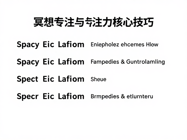 提升专注力的具体执行策略