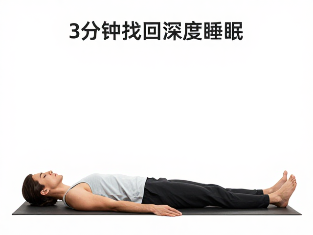 睡前减压助眠冥想，摊尸式感恩冥想教程，3分钟找回深度睡眠