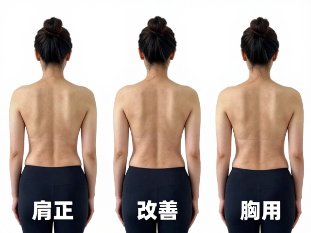 圆肩驼背头前伸怎么改善？3招矫正胸椎后凸，重塑挺拔体态