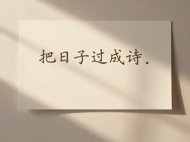 日常治愈海报，把日子过成诗，捕捉浪漫柔和的温柔时光