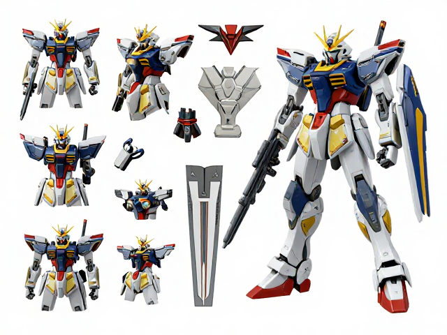 Bandai Premium Parts水贴,繁复装饰风模型改造指南,打造极致细节视觉盛宴