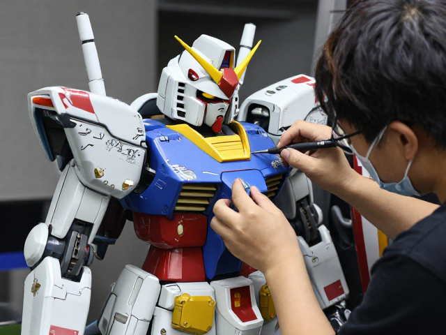 GUNDAM FIX设计师与涂装师联手,电镀件点睛神作