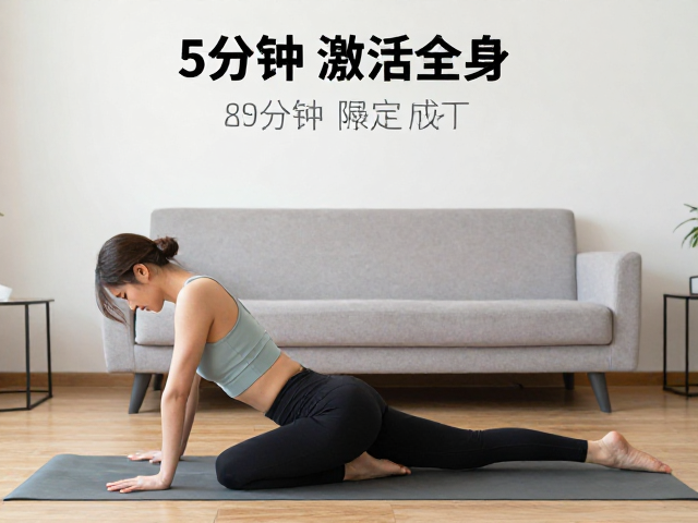 晨间唤醒瑜伽，居家客厅短时高效训练序列，5分钟激活全身