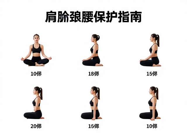 肩颈腰保护指南，瑜伽序列高阶练习与自我保护调整