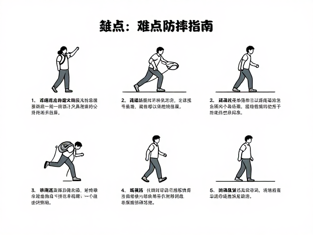防摔技巧与意外发生时的自我保护