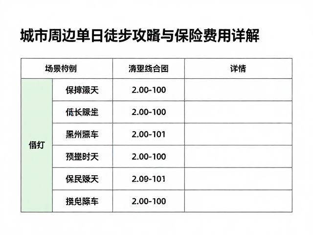 户外运动保险的选择逻辑与费用解析