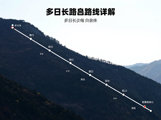 多日长线路线:海拔梯度与每日行程拆解