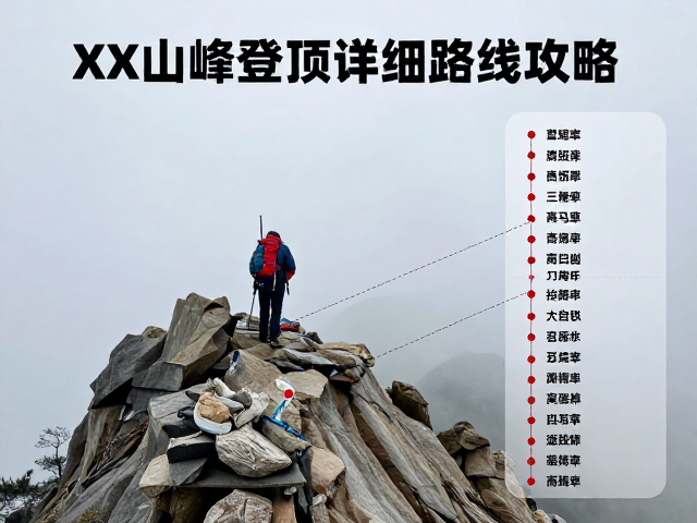 登顶路线关键节点与行进策略