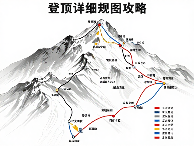 山峰登顶详细路线攻略,交通费用解析与落石风险规避指南