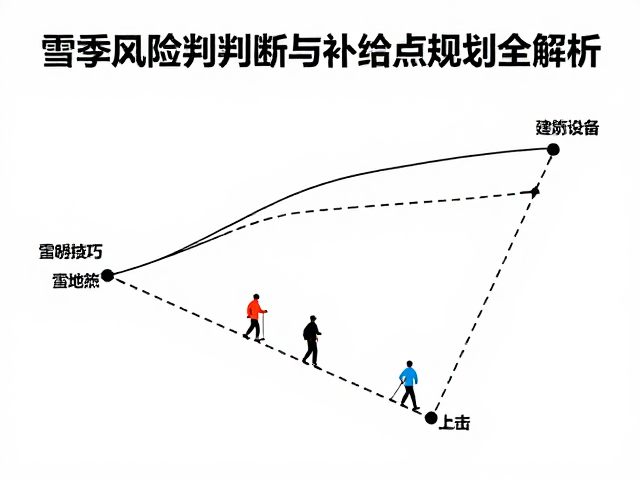 行进技巧与雪地作业规范