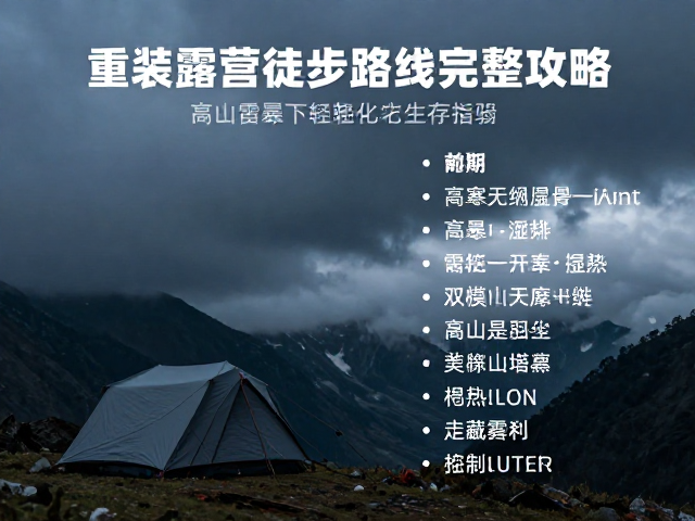装备精简清单：应对高寒与湿热的双重考验