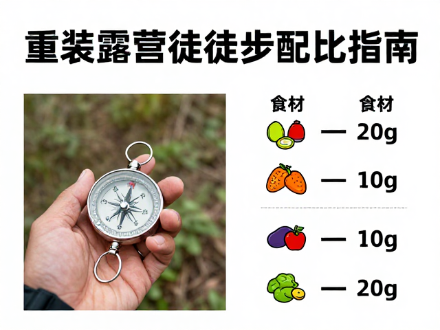 重装露营徒步攻略,指南针使用与食物热量配比指南