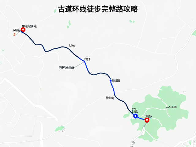 古道环线徒步完整路线攻略,含离线地图与闭环环线详解