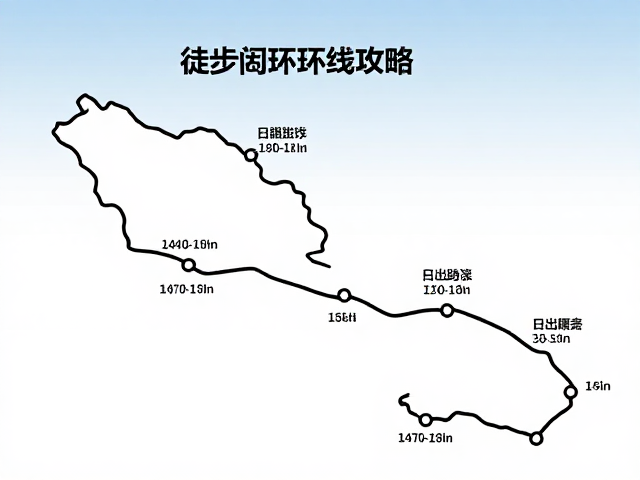 亲子徒步闭环环线攻略,含日出日落时间规划
