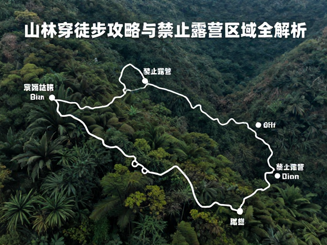 山林穿越徒步攻略，包车接驳详情与禁止露营区域全解析