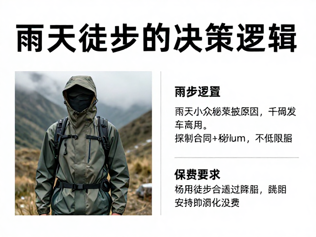 实战策略：雨天徒步的决策逻辑