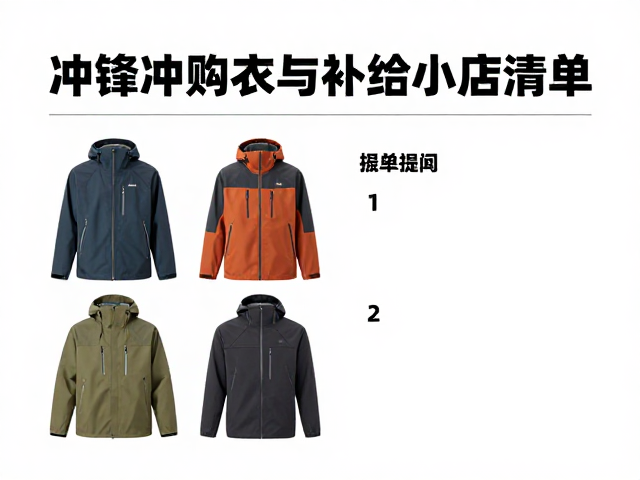 冲锋衣选购指南:功能与场景的精准匹配