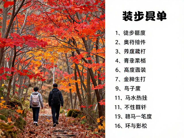 中等强度路线的体能匹配与装备清单
