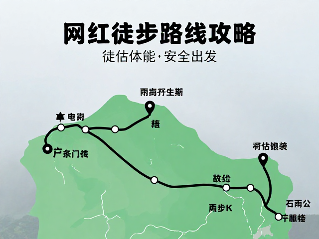 网红徒步打卡路线攻略,评估体能,备齐雨具安全出发