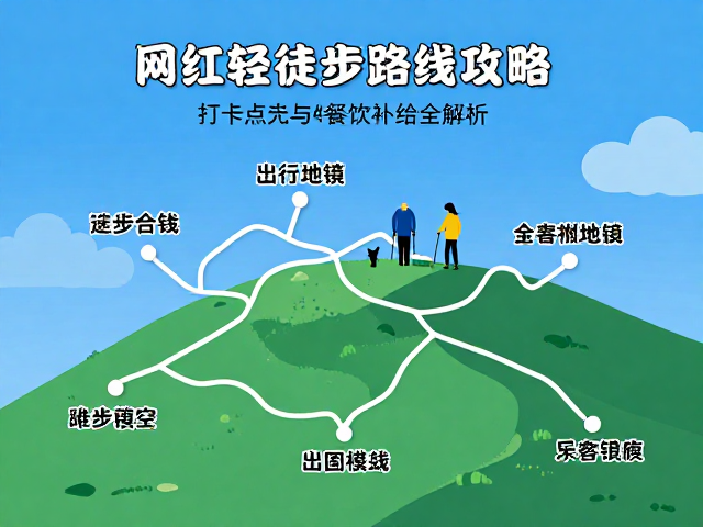 网红轻徒步路线攻略,热门打卡点与餐饮补给全解析