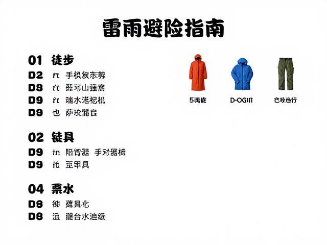 必备雨具清单与装备逻辑