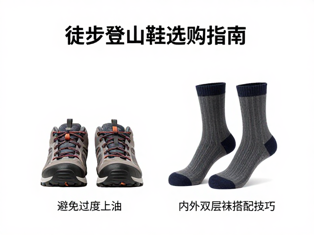 徒步登山鞋选购指南,避免过度上油与内外双层袜搭配技巧