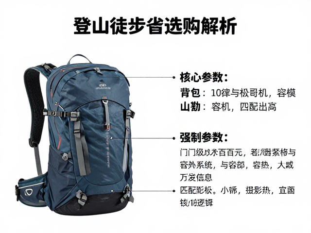 登山徒步背包选购攻略，入门级数百元与技术攀登背包怎么选？