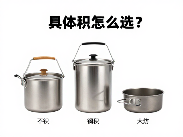 户外徒步炊具选购指南,不锈钢锅具体积怎么选?水具搭配与使用技巧