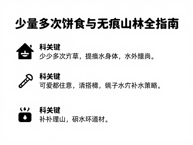 科学执行少量多次进食与水分补充策略