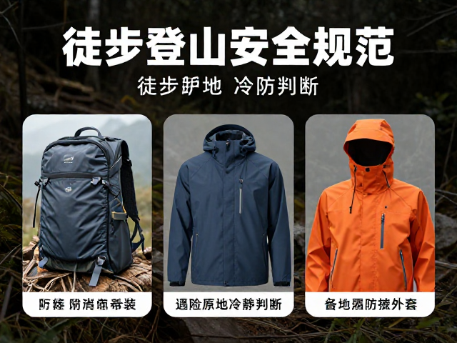 徒步登山安全规范，遇险原地冷静判断，备好防雨防风外套