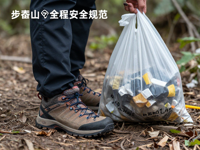 垃圾带下山
