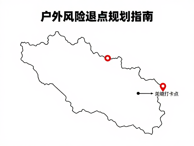 户外风险预判与规避,关键打卡点设置与安全撤退点规划指南