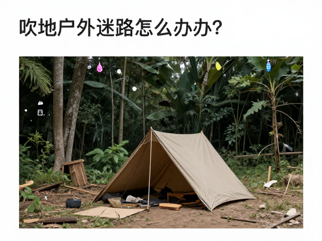 背风处的选择与临时庇护所搭建