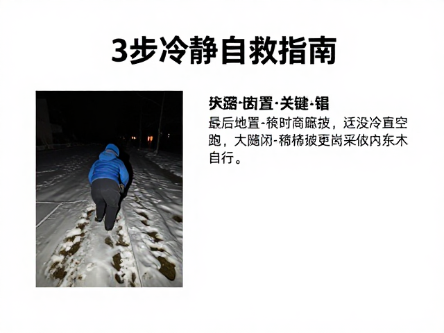 夜间低温户外迷路？最后位置关键！3步冷静自救指南
