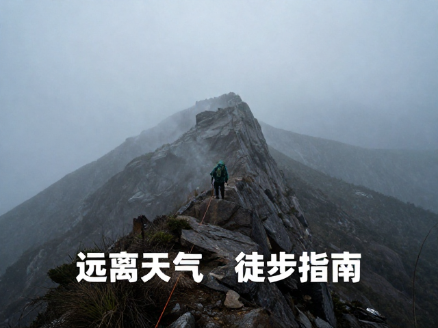 恶劣天气徒步指南,远离山脊峰顶,离线导航App保命攻略