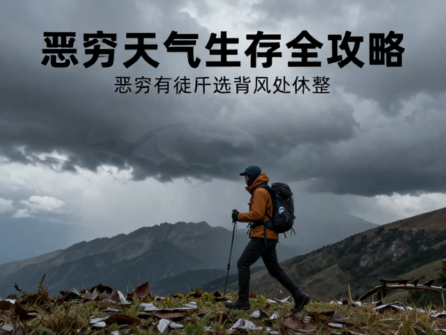 雷暴期间的身体姿态与装备管理
