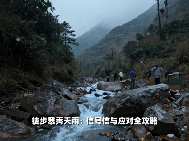 徒步遇恶劣天气?河谷溪沟求救信号与应对全攻略