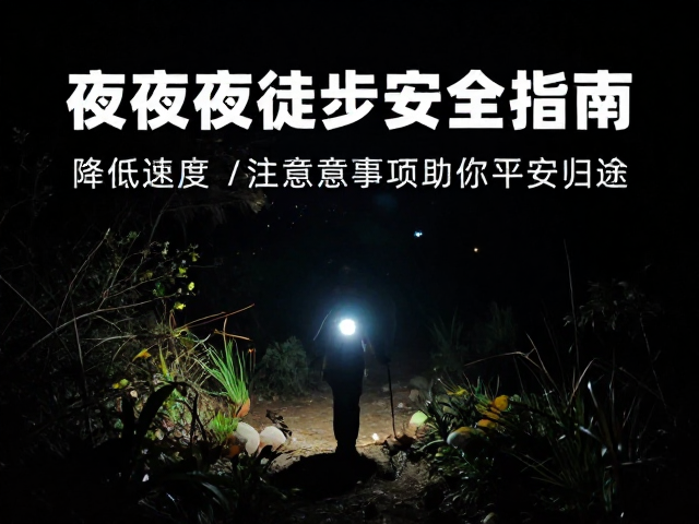 夜间徒步安全指南,降低速度,明显灯光,完整注意事项助你平安归途