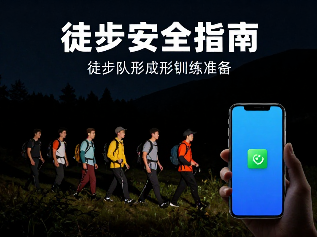 夜间徒步安全指南,队形训练要点与手机满电准备