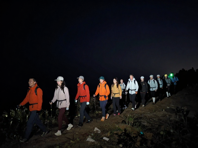 队形构建与夜间行进纪律