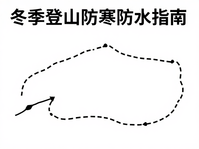 冬季登山防寒防水指南,轨迹导航与安全徒步全攻略