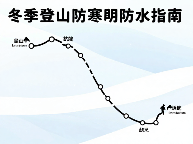 冬季登山防寒防水指南,轨迹导航与安全徒步全攻略